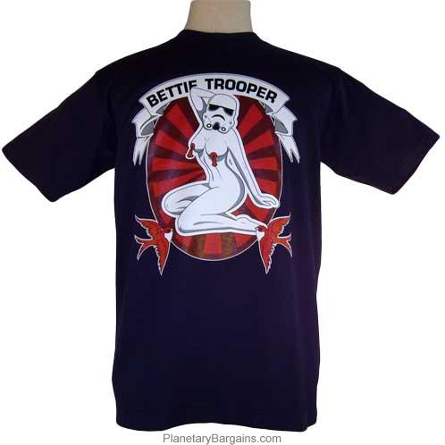 Bettie Trooper Funny Star Wars Clone T-Shirt